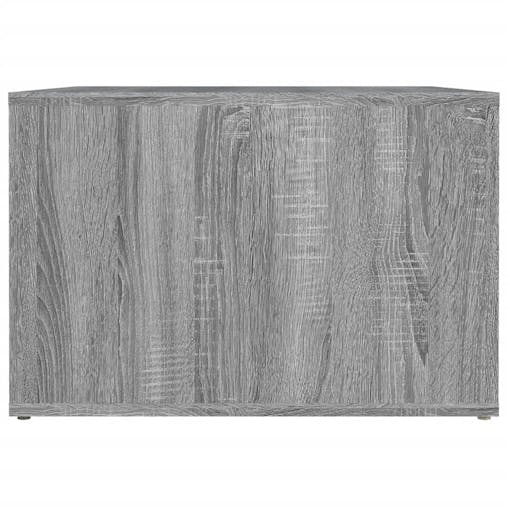 NNEVL Bedside Table Grey Sonoma 57x55x36 cm Engineered Wood