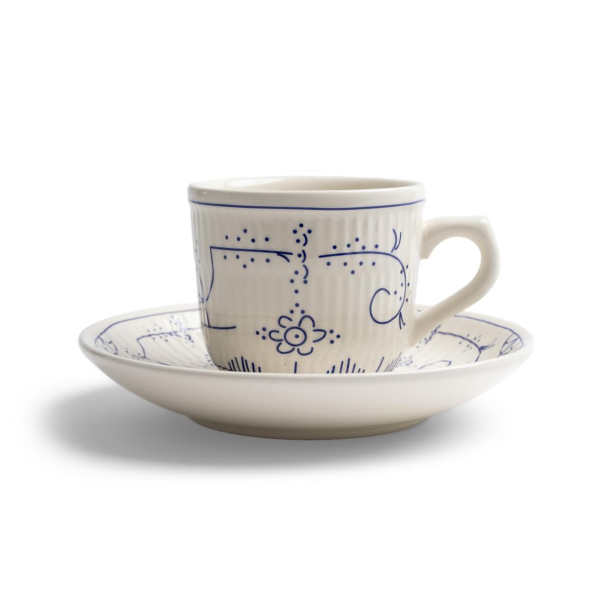 Royal Boch kop & schotel Copenhague - set van 6 - 0,2L - keramiek