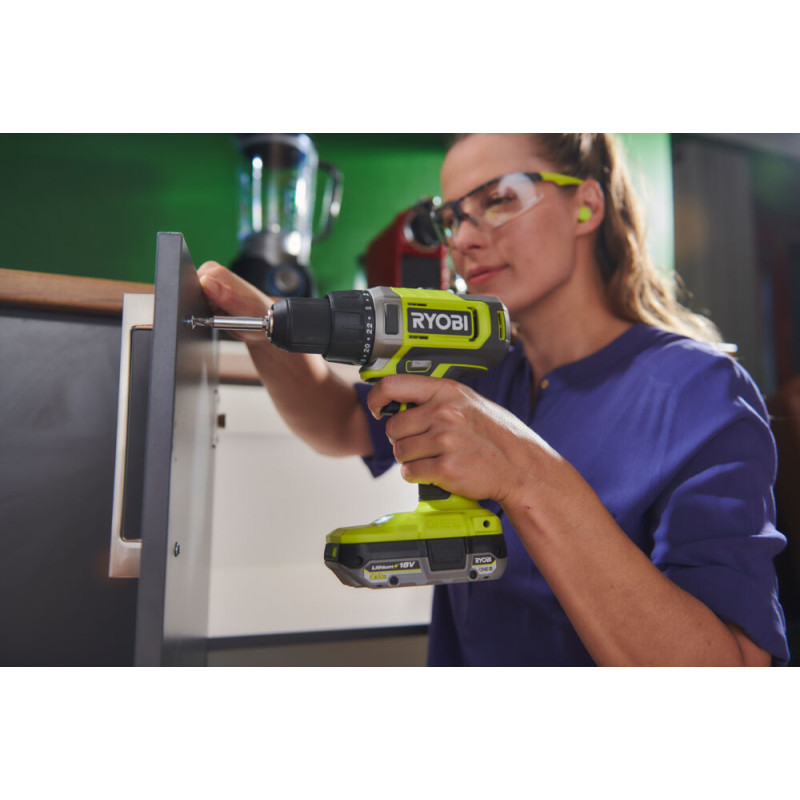 Perceuse visseuse sur batterie One  RDD18 2 x 2 Ah 18 V RYOBI