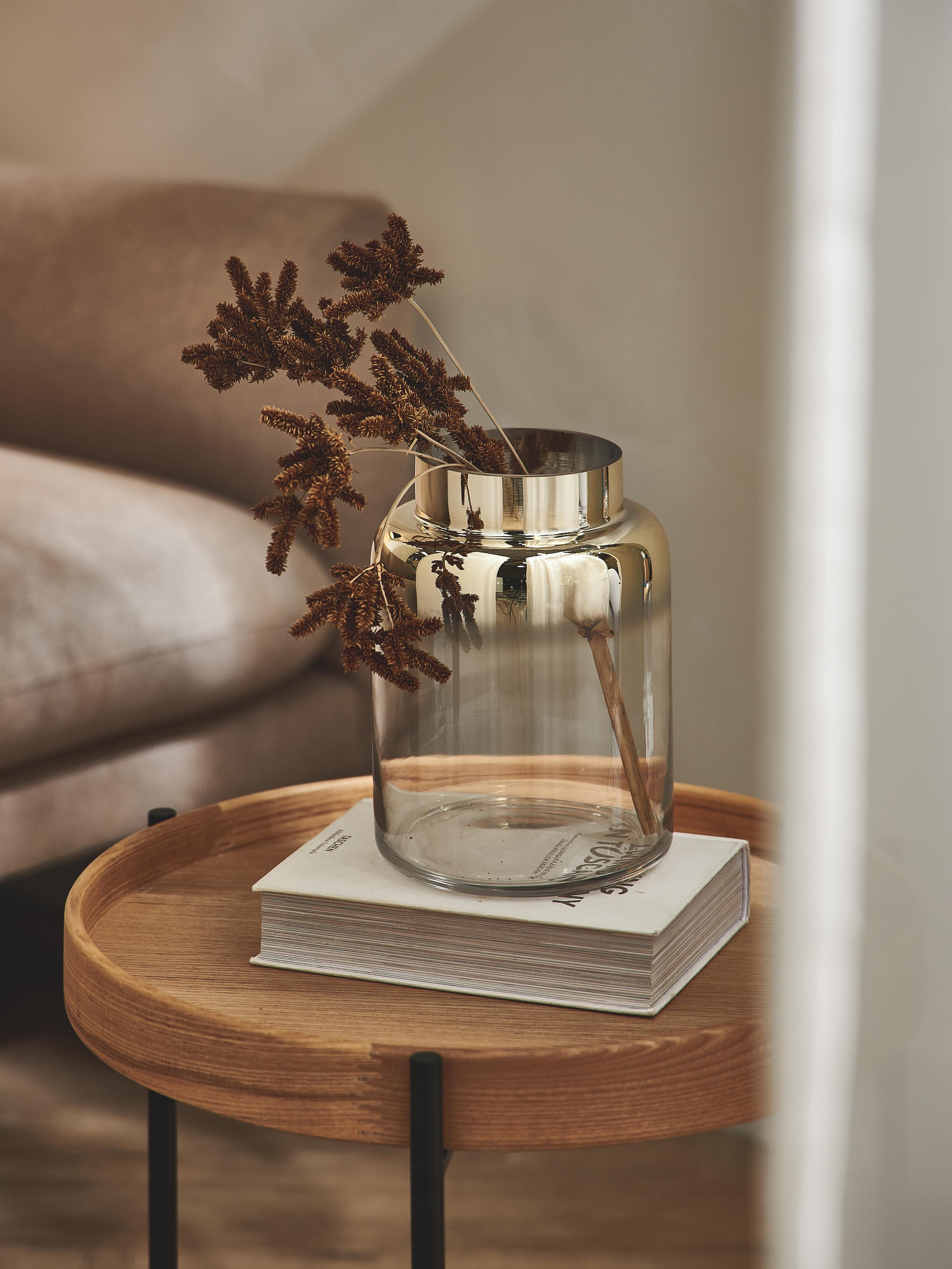 Mundgeblasene Glas-Vase Uma, H 20 cm