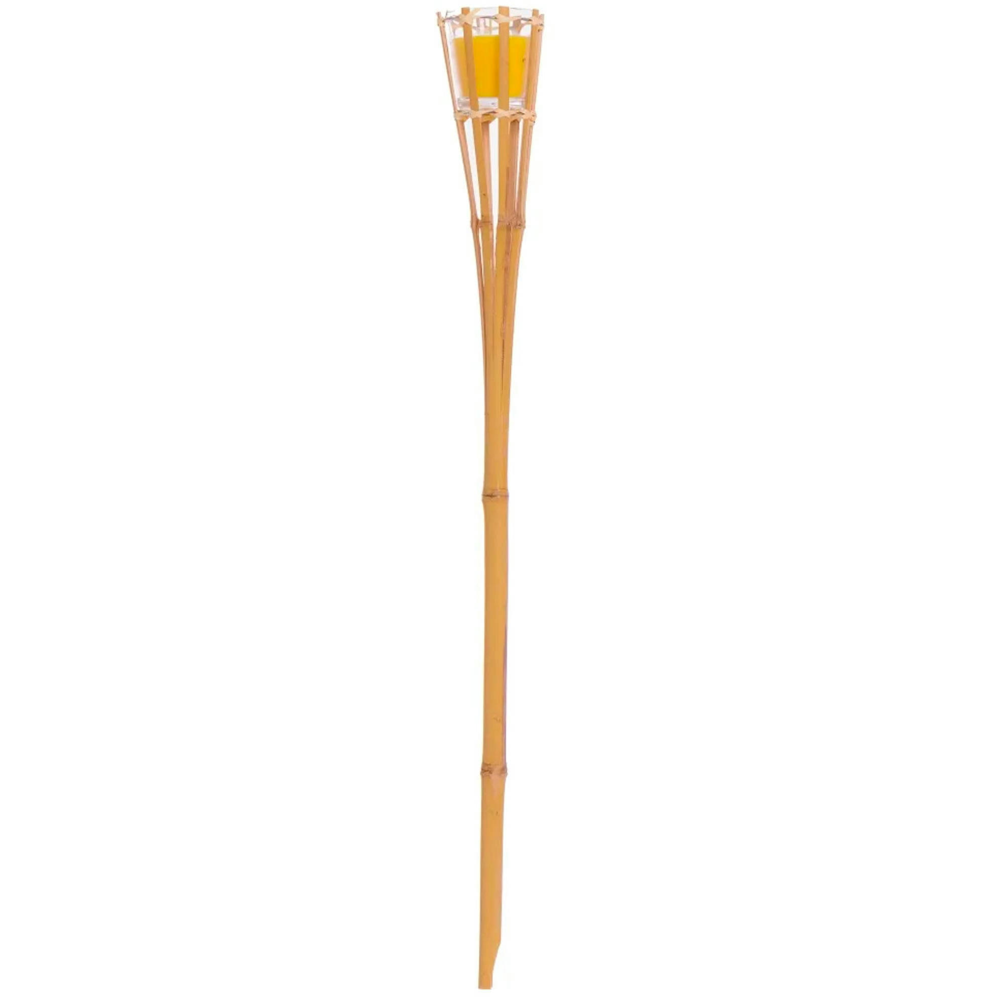 - Bougie citronnelle torche bambou 76cm