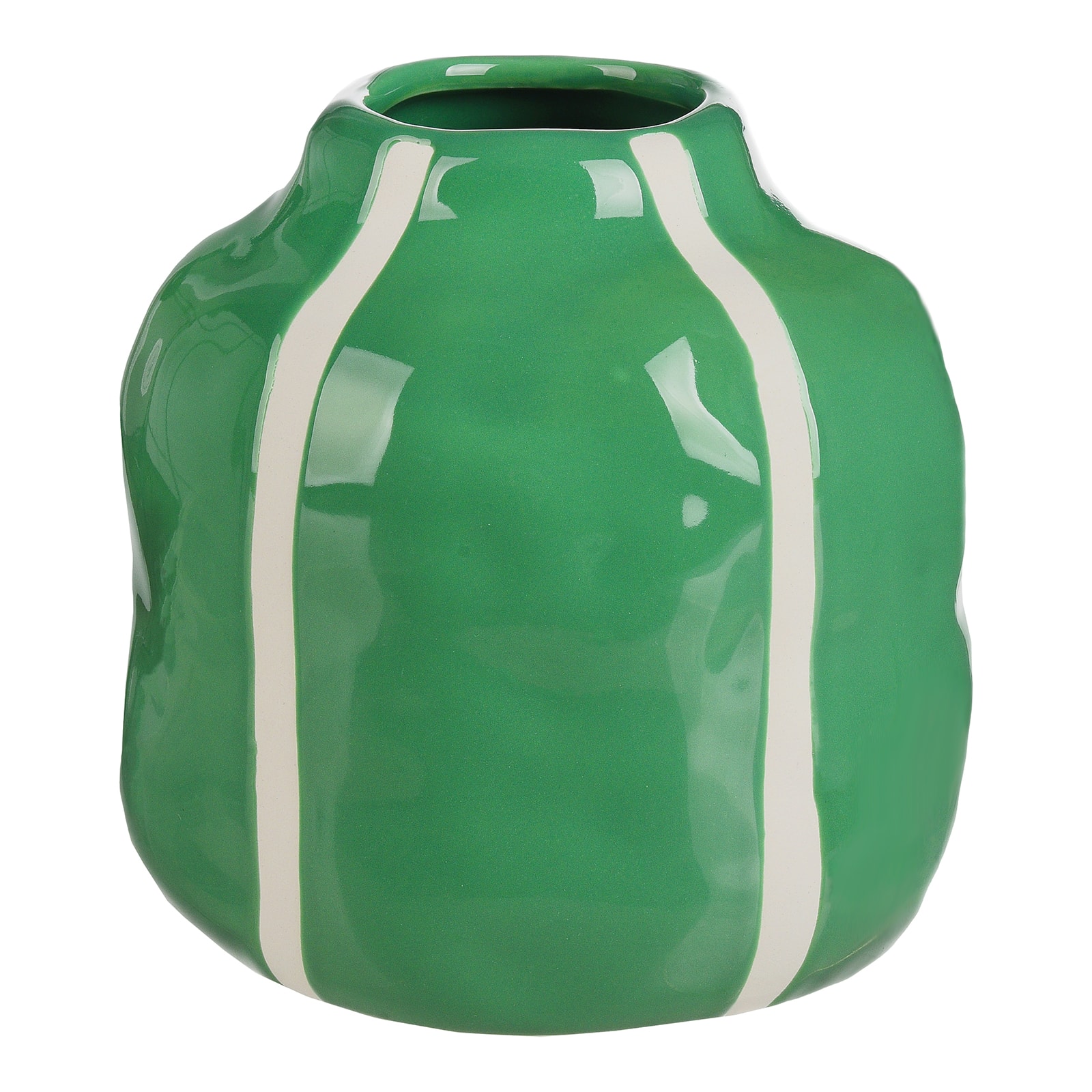 Vase Grün, ⌀ 12.5 cm, H 125 mm