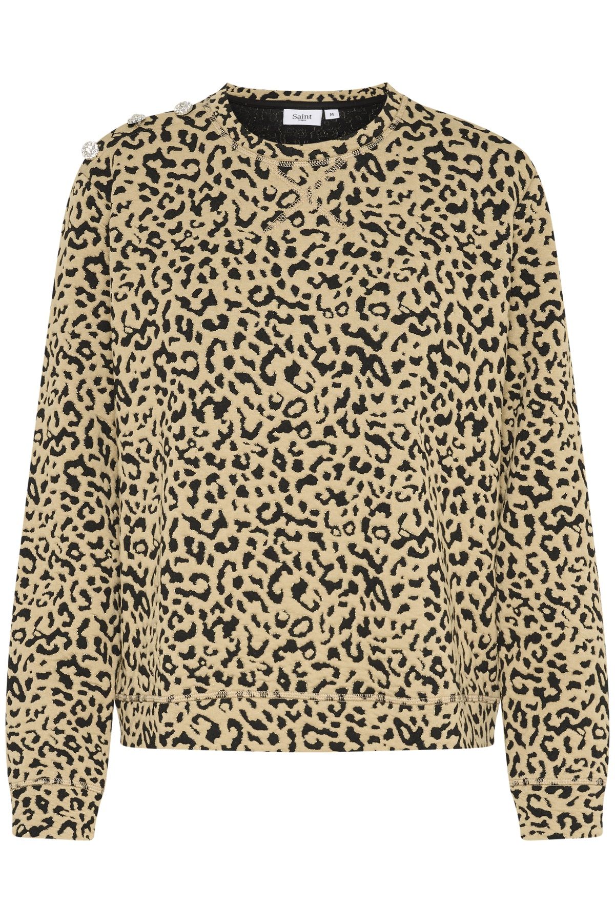 Saint Tropez IlsabethSZ Leopard Print Sweatshirt