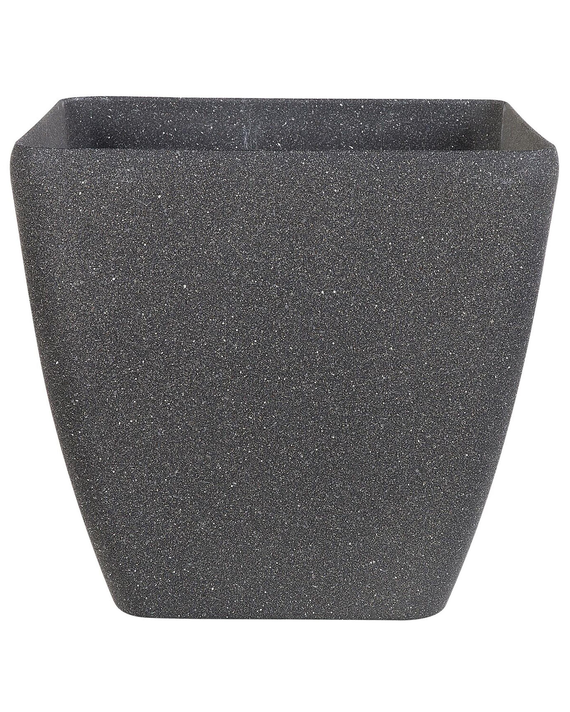 Plant Pot ZELI 42 cm Dark Grey