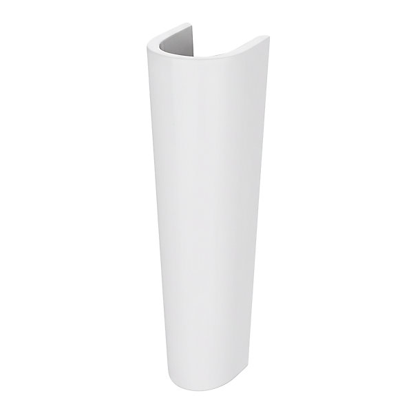 Colonne de lavabo Urmia en céramique coloris blanc H.67 cm