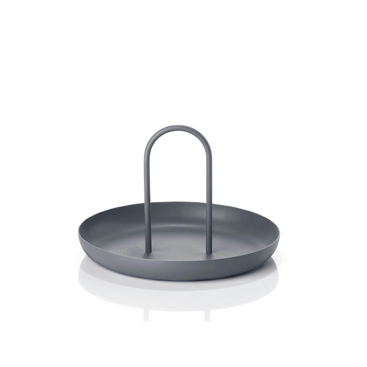 SINGLES - Plateau en fer gris foncé