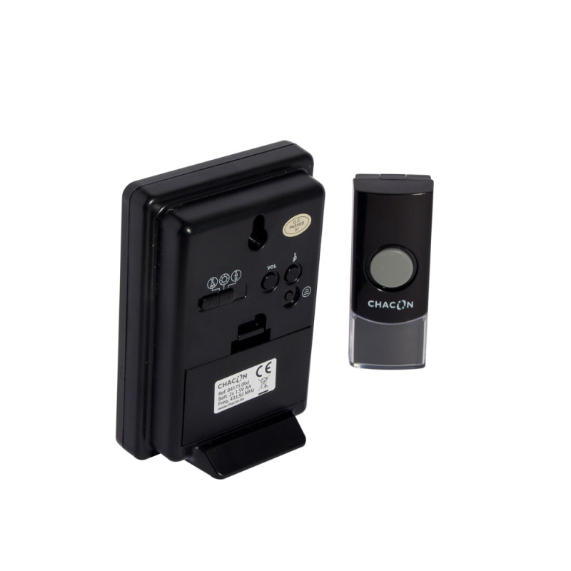 Carillon sans fil 100 m noir CHACON