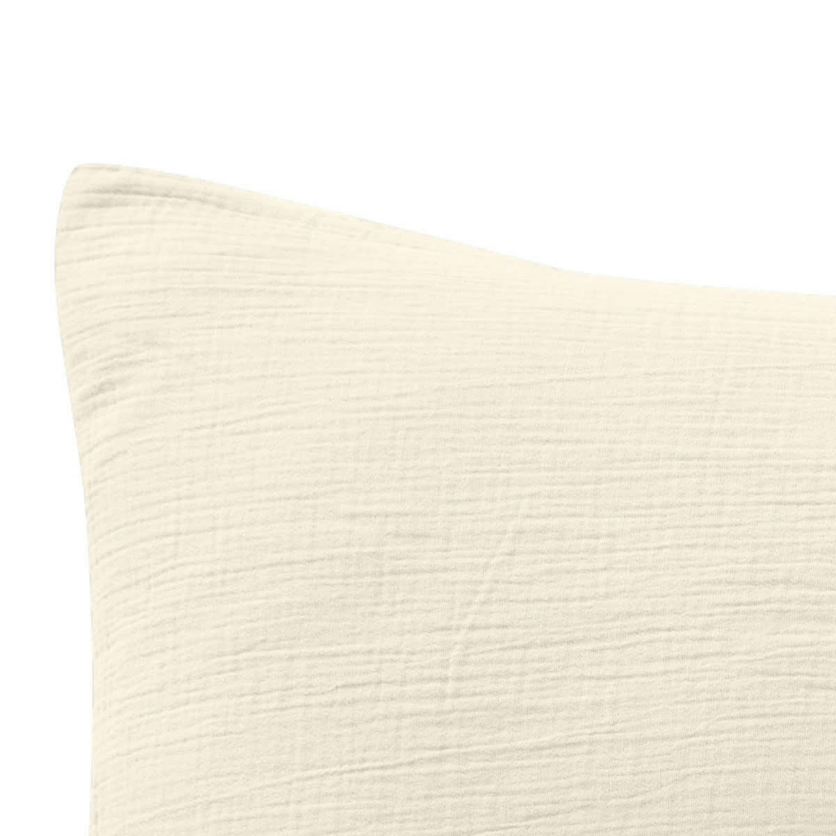 LOFT - Lot de 2 taies en gaze de coton  petale 65x65 cm