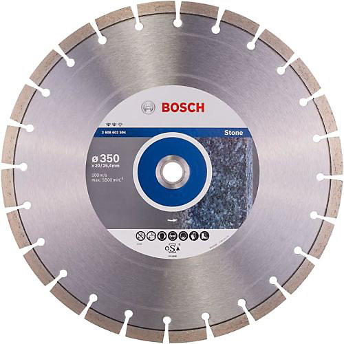 Disque diamant Expert for Stone 350 x 20/25,40 x 3,2 x 12 - BOSCH - 2608602594