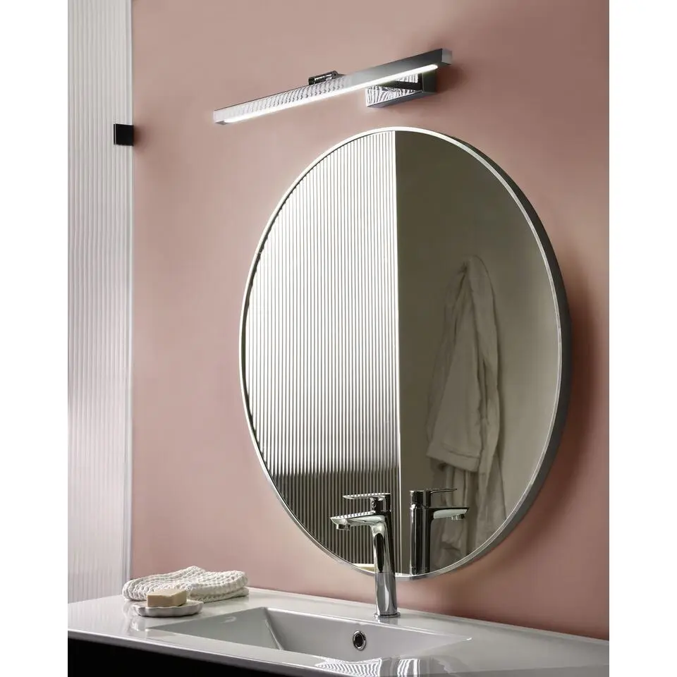 ARROS - Spiegel en schilderij LED-verlichting - Zilver - Aluminium