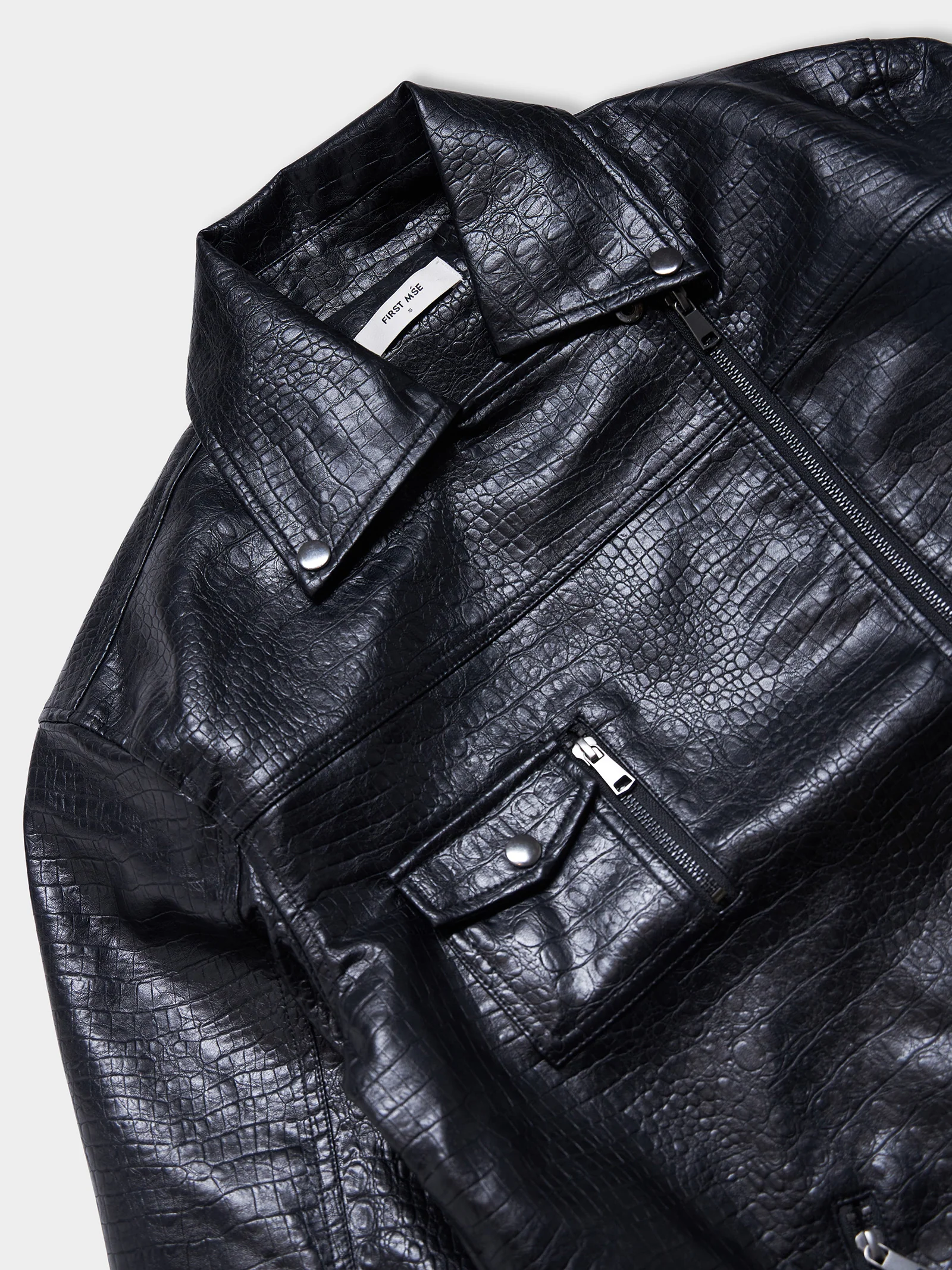 Kalexi Croc Bikers Jacket