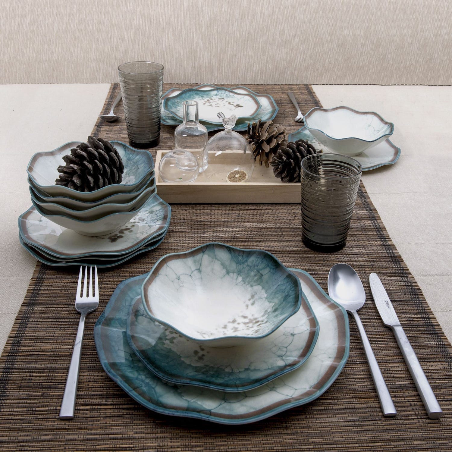 Set 24 pezzi tavola Ocean