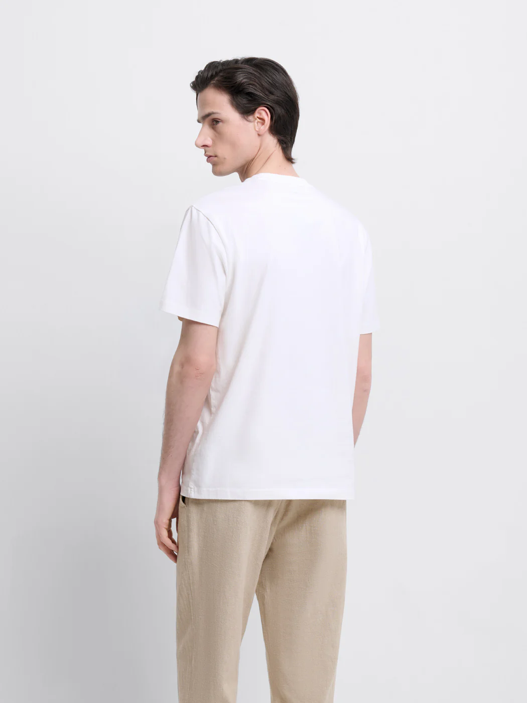 T-shirt col rond fleuri