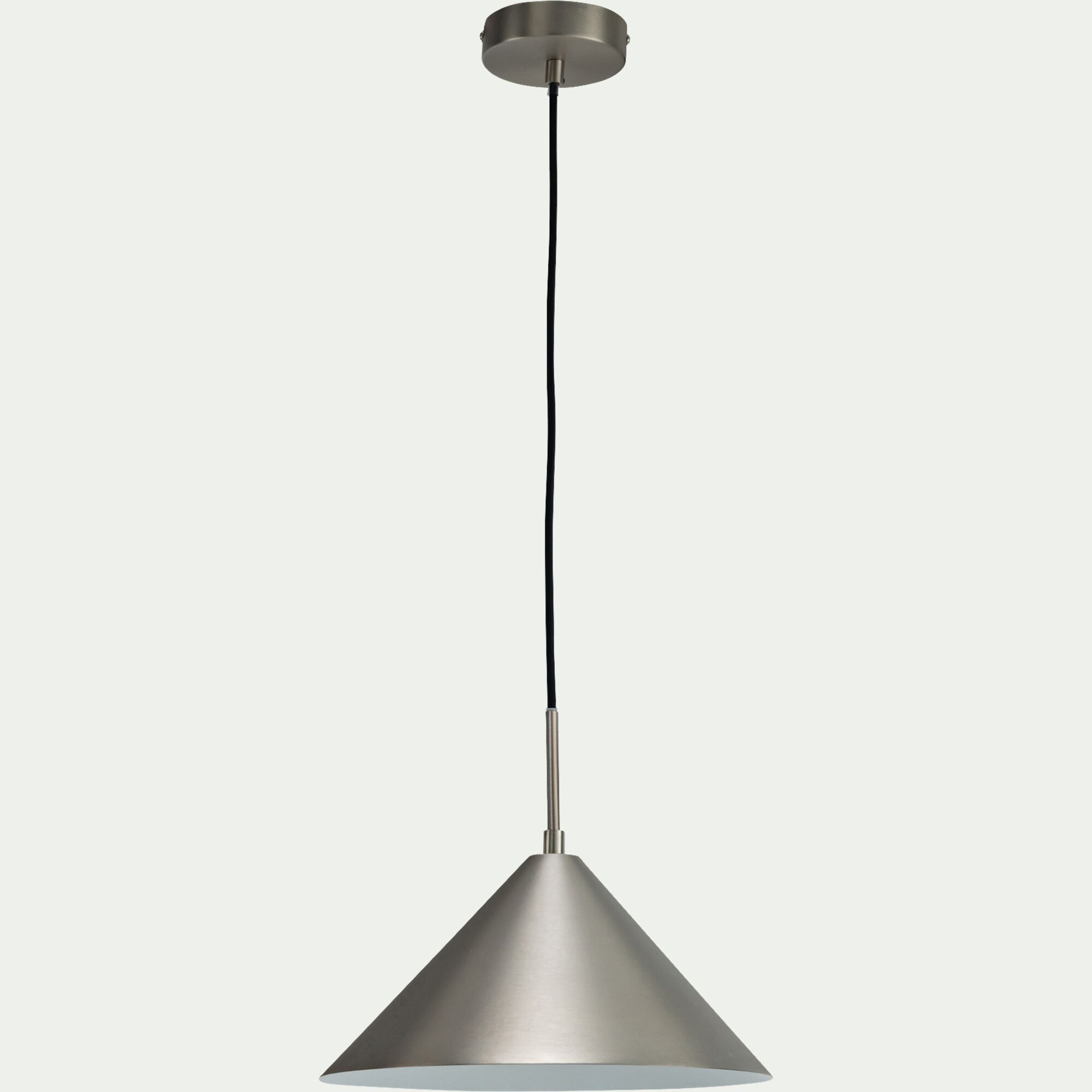 RAVENNE - Suspension électrifiée en fer - argent brossé