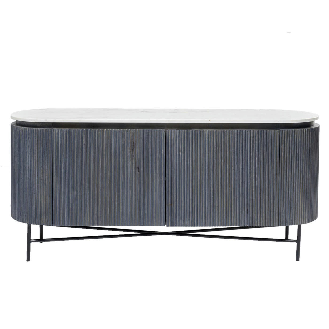 GLENN - Buffet 2 portes en manguier massif