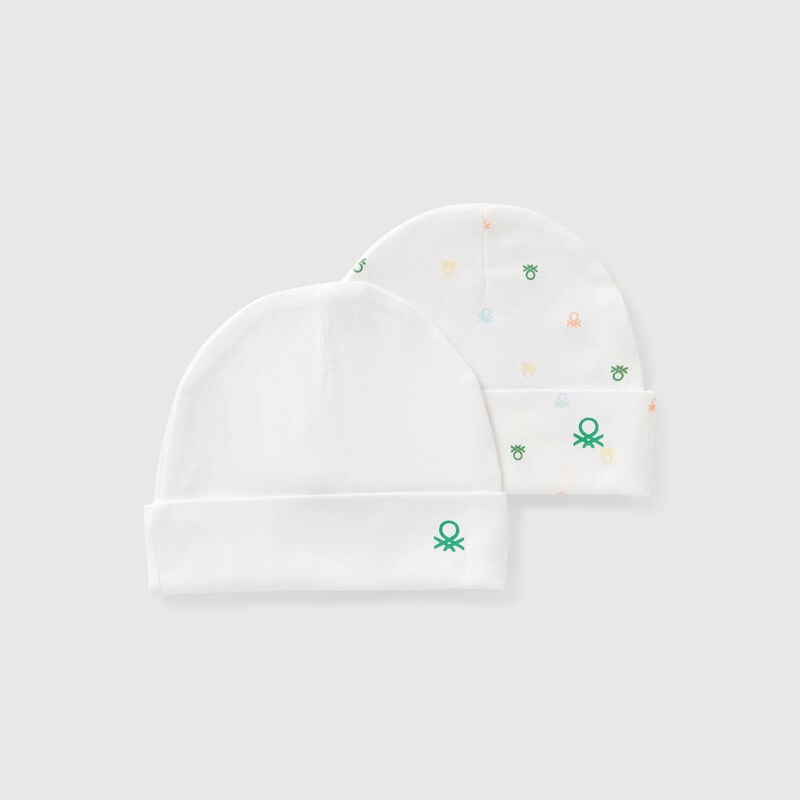 Two hats in cotton
