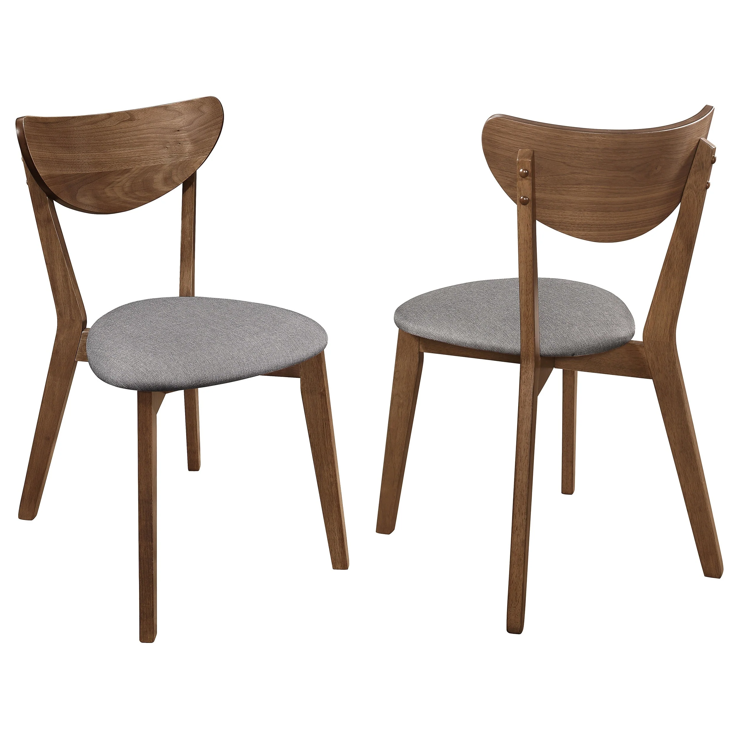 Curved Wood Dining Side Chair (Set of 2)