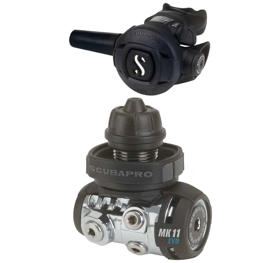 Scubapro MK11 Evo S270 DIN diving regulator set