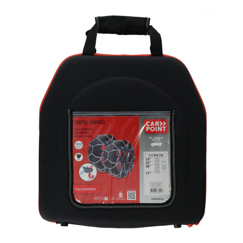 Chaîne à neige RVX-230 16 mm 2 pièces CARPOINT
