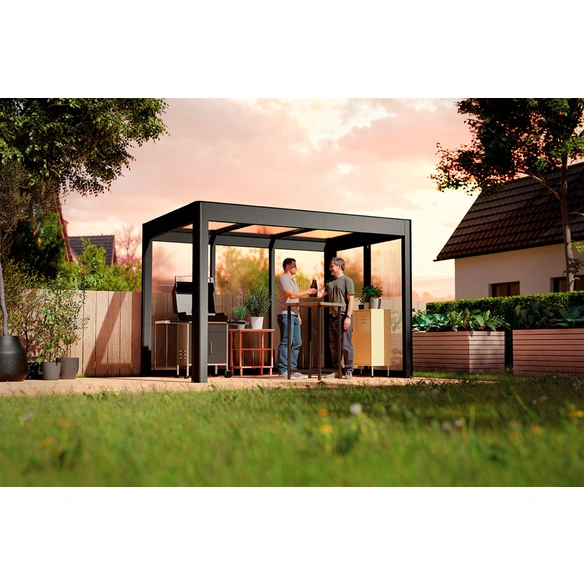 Pergola »SunCover«, Select 3.2, (BxH): 338 cm x 229 cm, Wandstärke: 10 mm