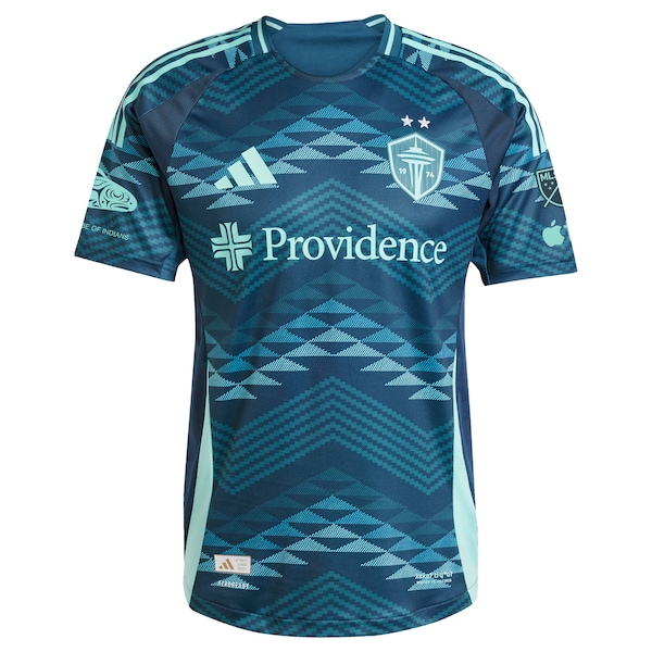 Jordan Morris Seattle Sounders FC adidas 2025 The Salish Sea Kit Authentic Player Jersey - Blue