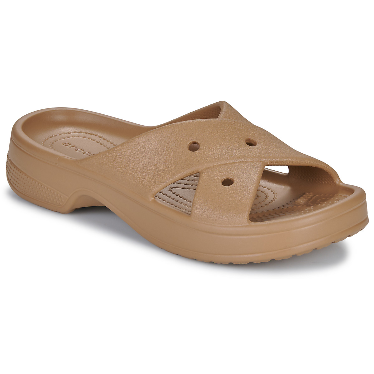 Crocs - Cl Womens Cross Strap - Beige