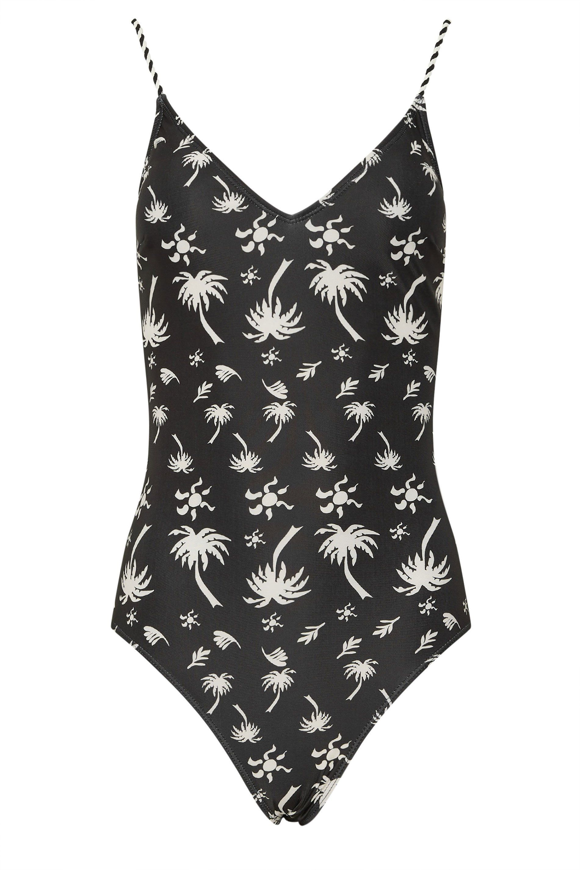 Long Tall Sally Tall Palm Print Swimsuit