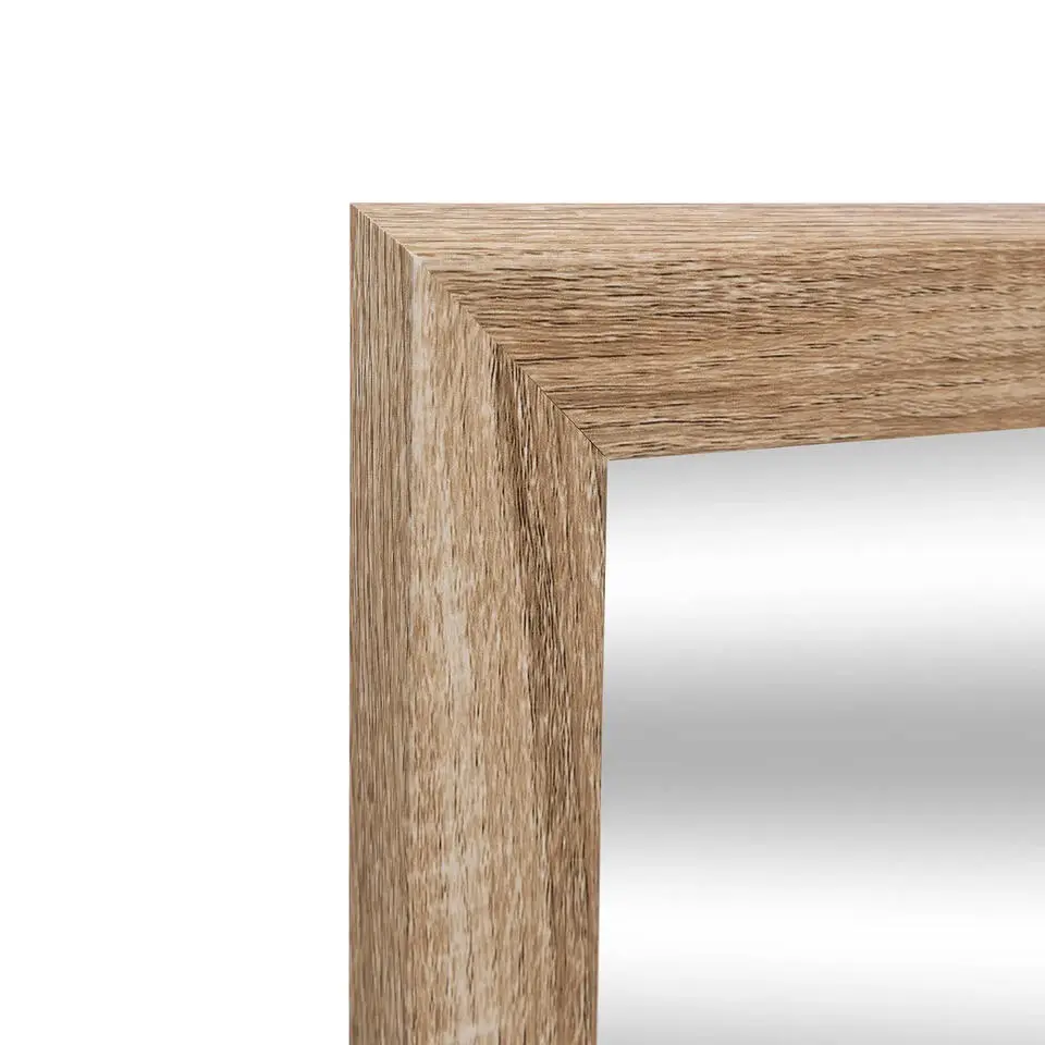 5five Spiegel/wandspiegel - 34 x 44 cm - kunststof - naturel