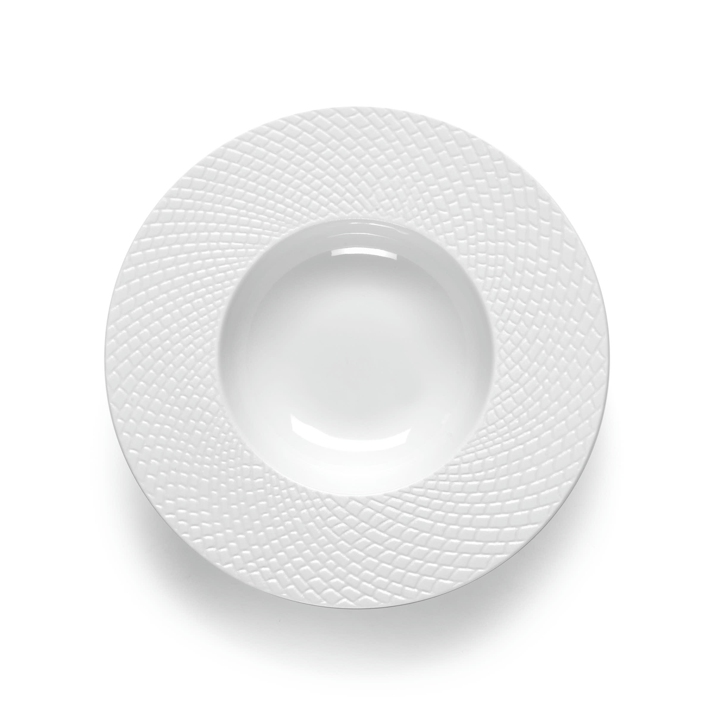 SHERANE - Assiette creuse en Porcelaine Blanc