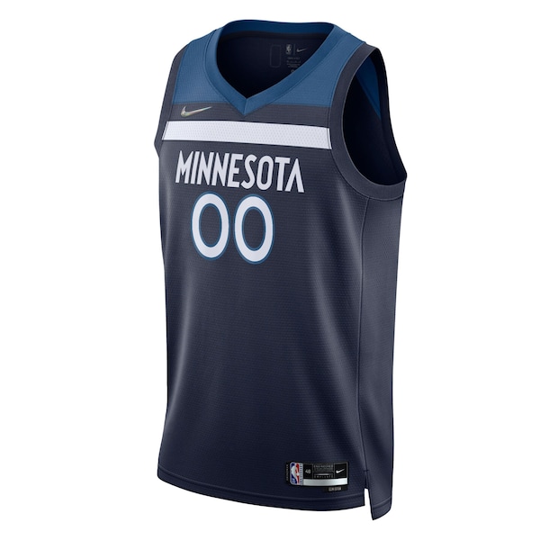 Minnesota Timberwolves Nike 2021/22 Diamond Swingman Custom Jersey - Icon Edition - Navy