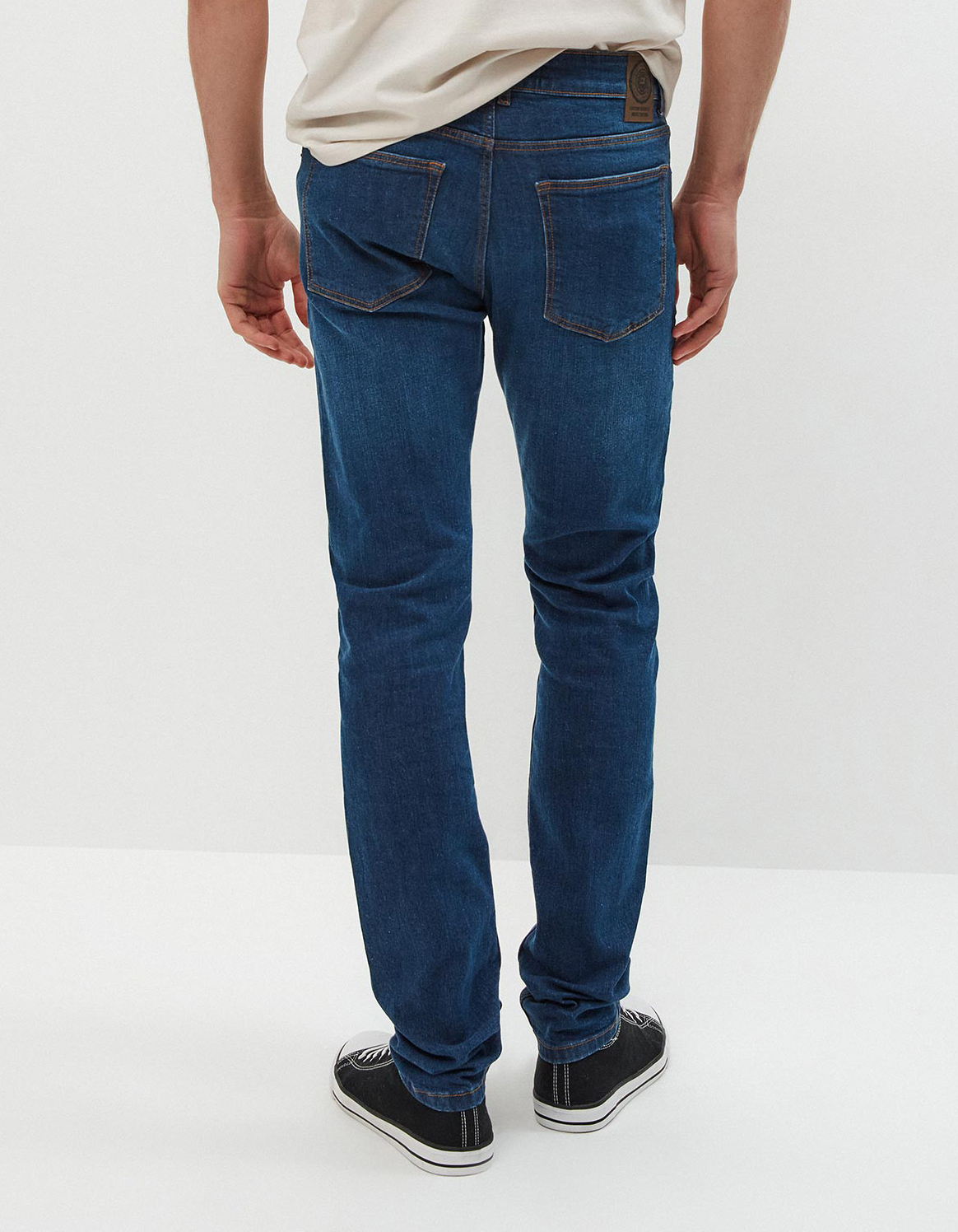 Calças Skinny Fit, Homem, Azul