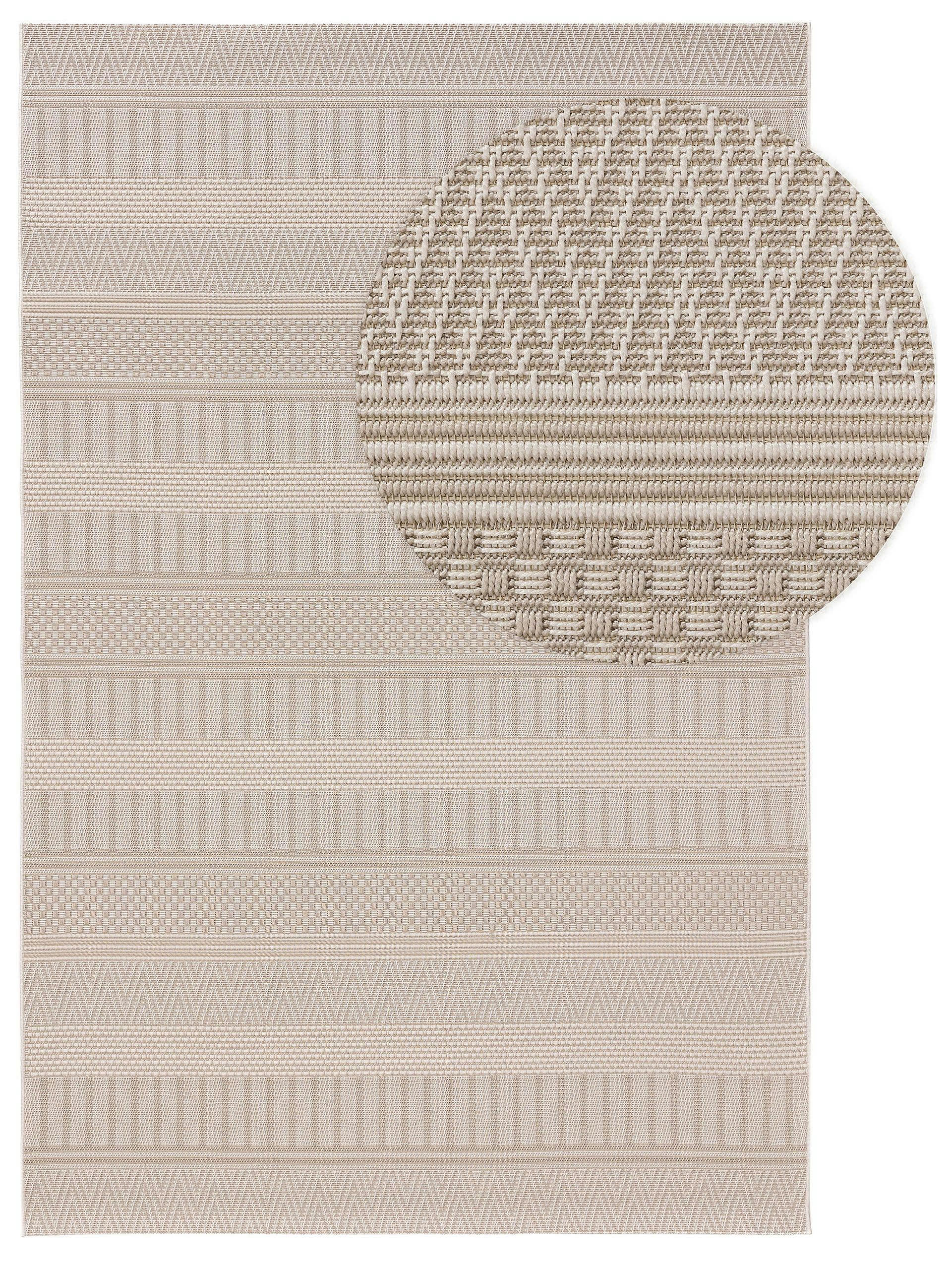 NAOTO - Tapis d'extérieur & intérieur beige 200x290
