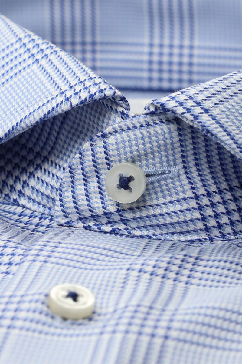 ETERNA 1863 Modern Fit Hemd mittelblau, Kariert