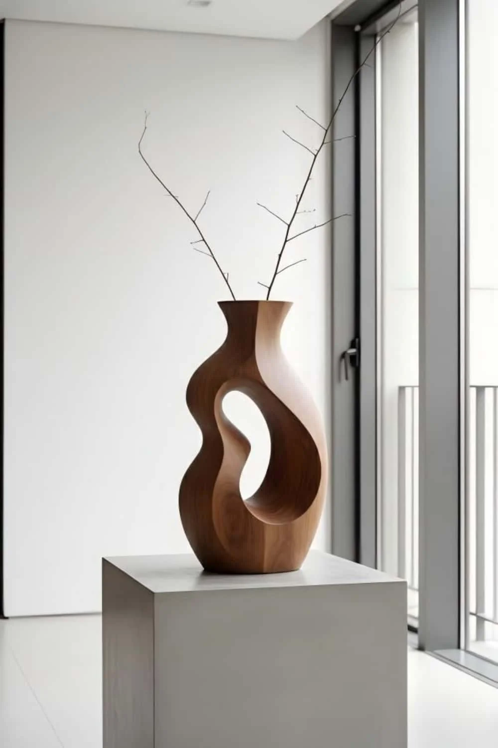 Vase Wood Sculpture #WG050