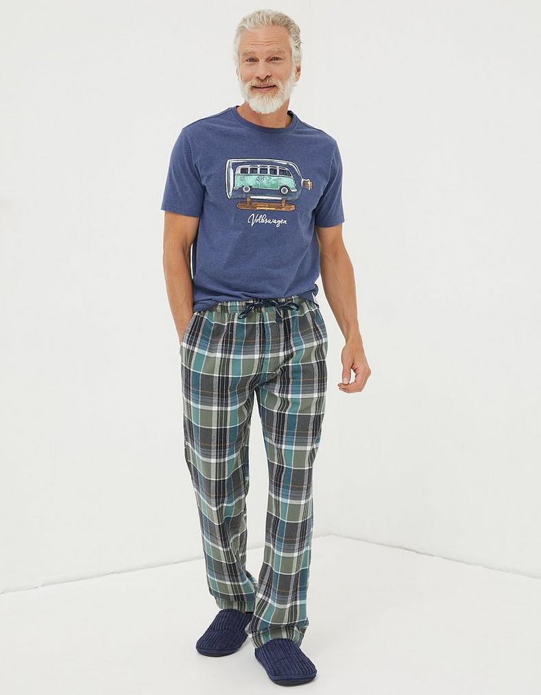 Southsea Checked Pyjama Bottoms