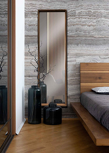 Miroir Kira Norasia 40 x 140 cm noyer