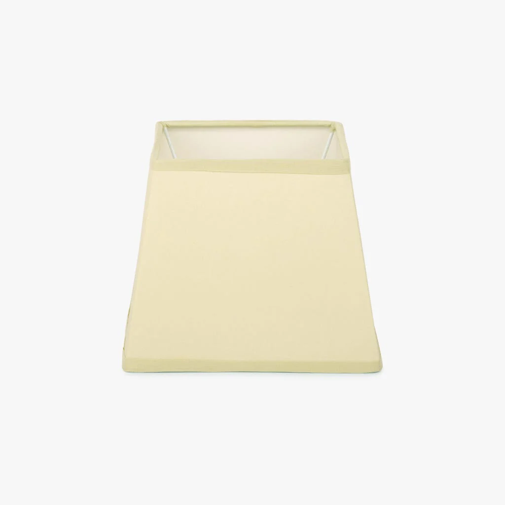 AbatJour Quadrado em Seda Bege