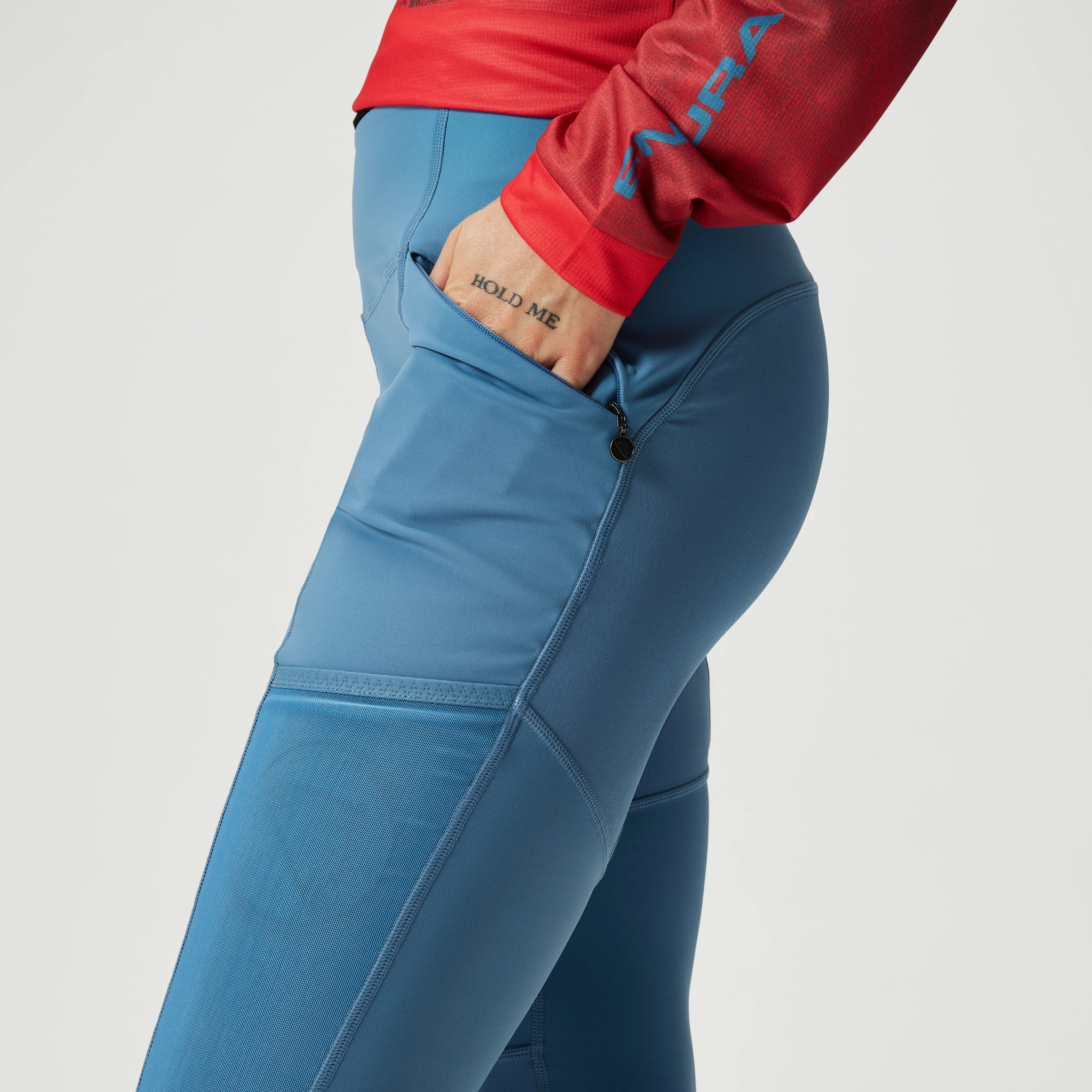 Women's SingleTrack Leggings - Blue Steel