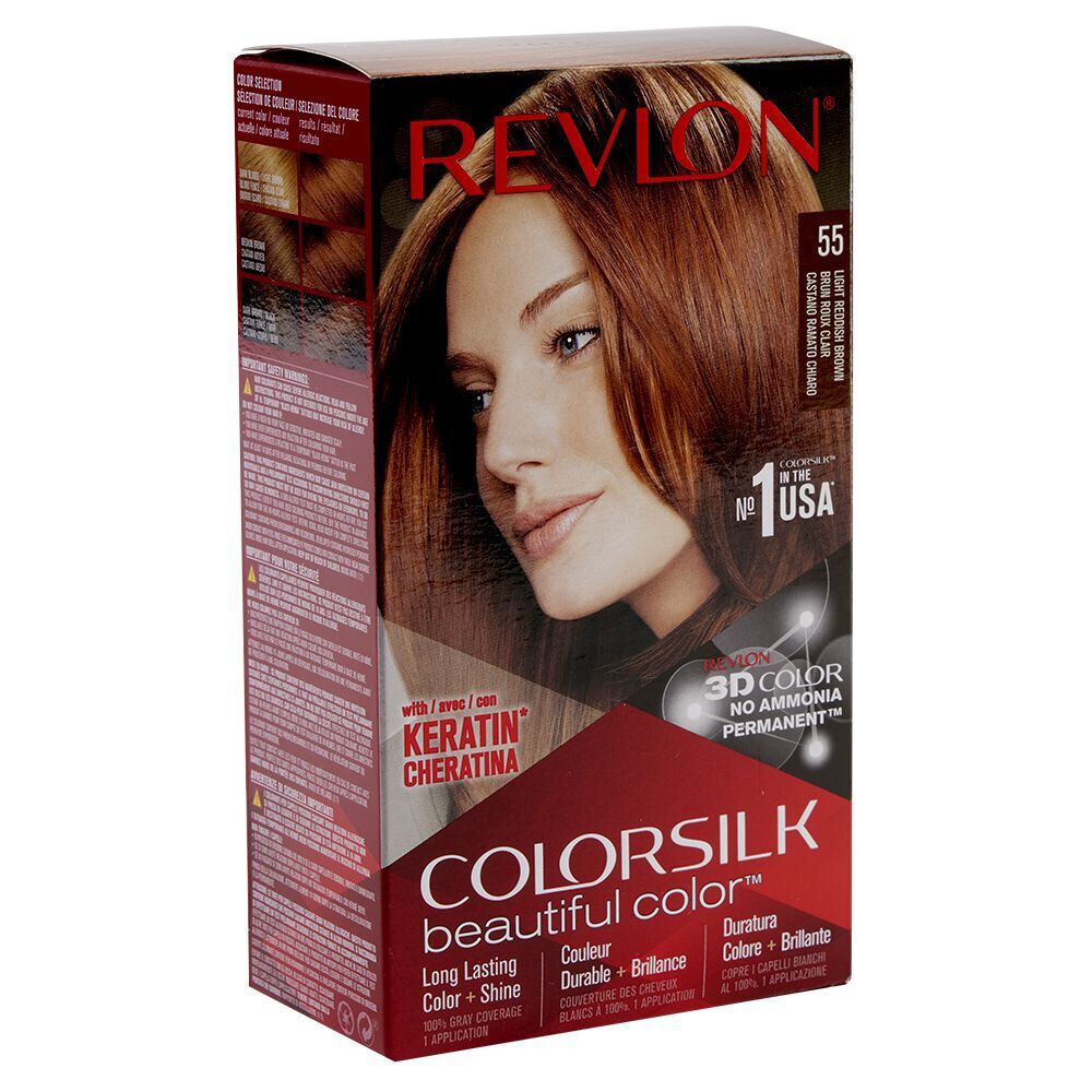 Coloration cheveux Brun roux Keratine 55 Revlon