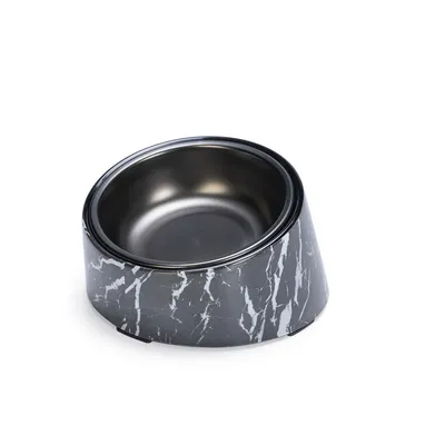 Designed by Lotte Vita Melamine Cat Bowl – Black