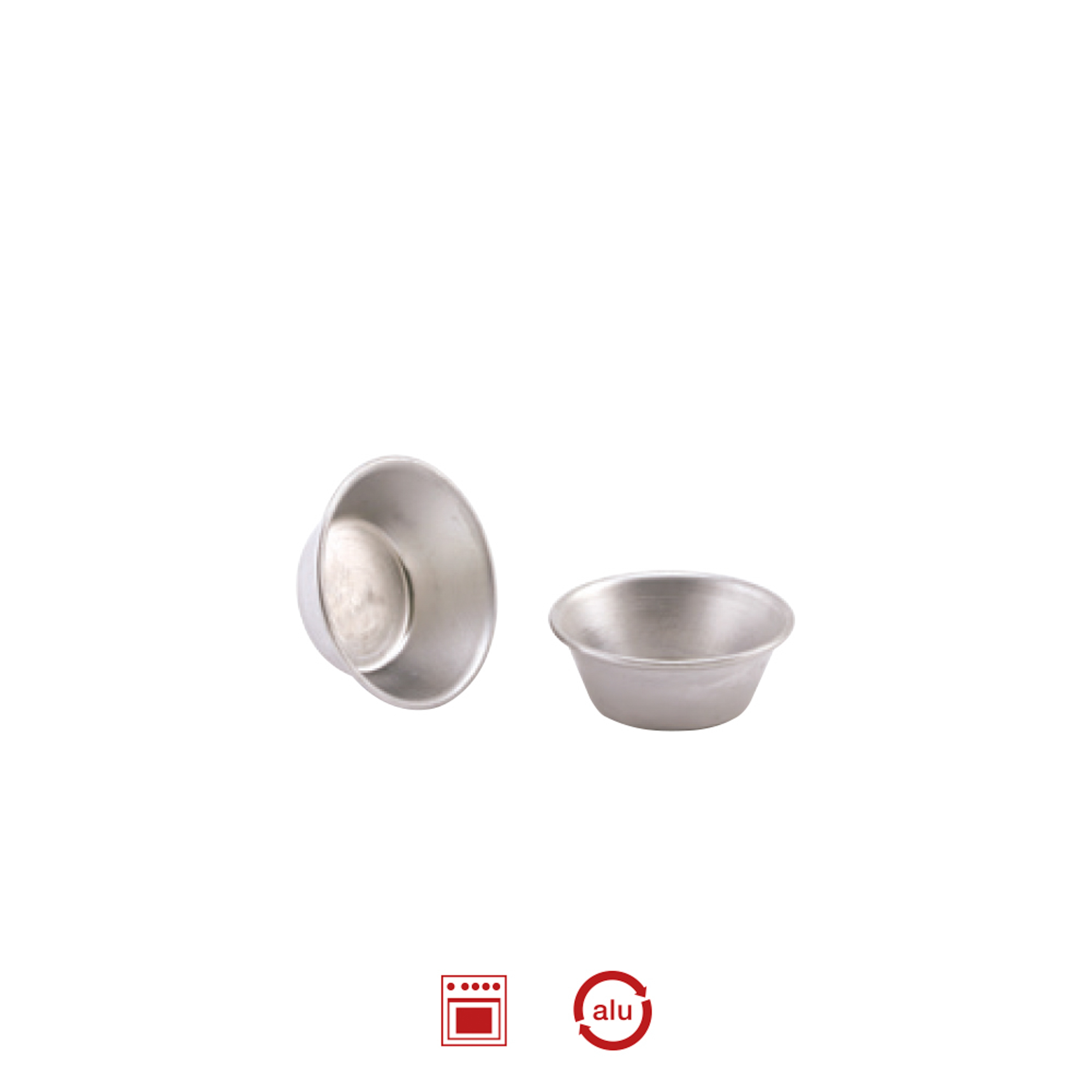 Conjunto de 6 formas de queques