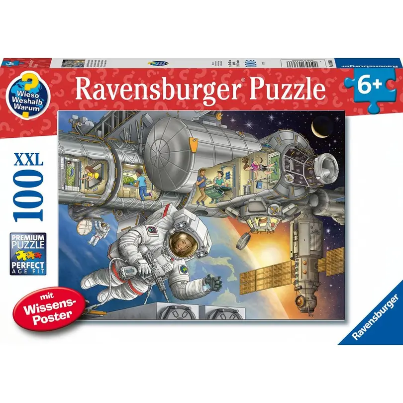 Puzzle 100-teilig Auf der Weltraumstation