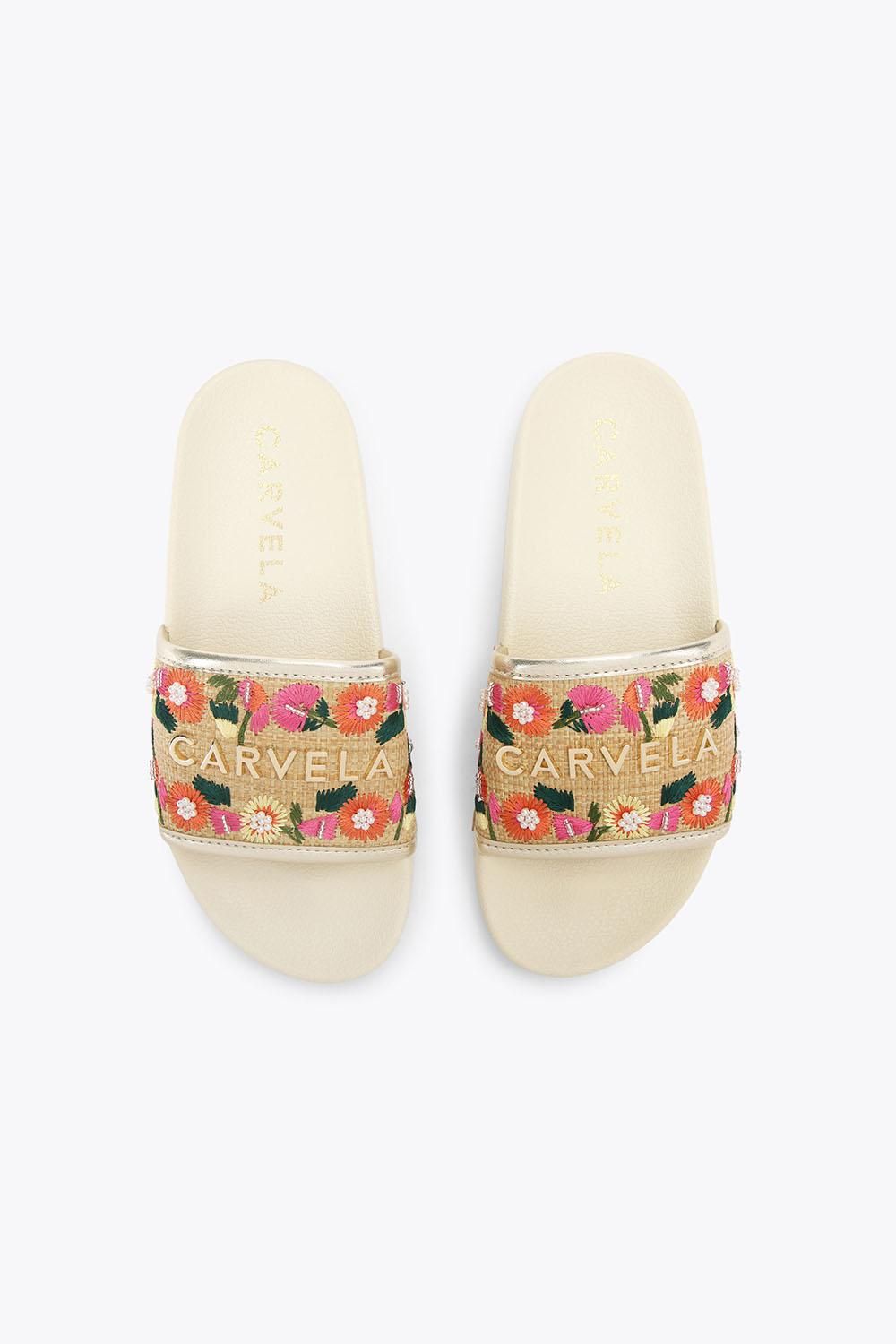 Carvela Sorrento Embroidery Slide' Sandals