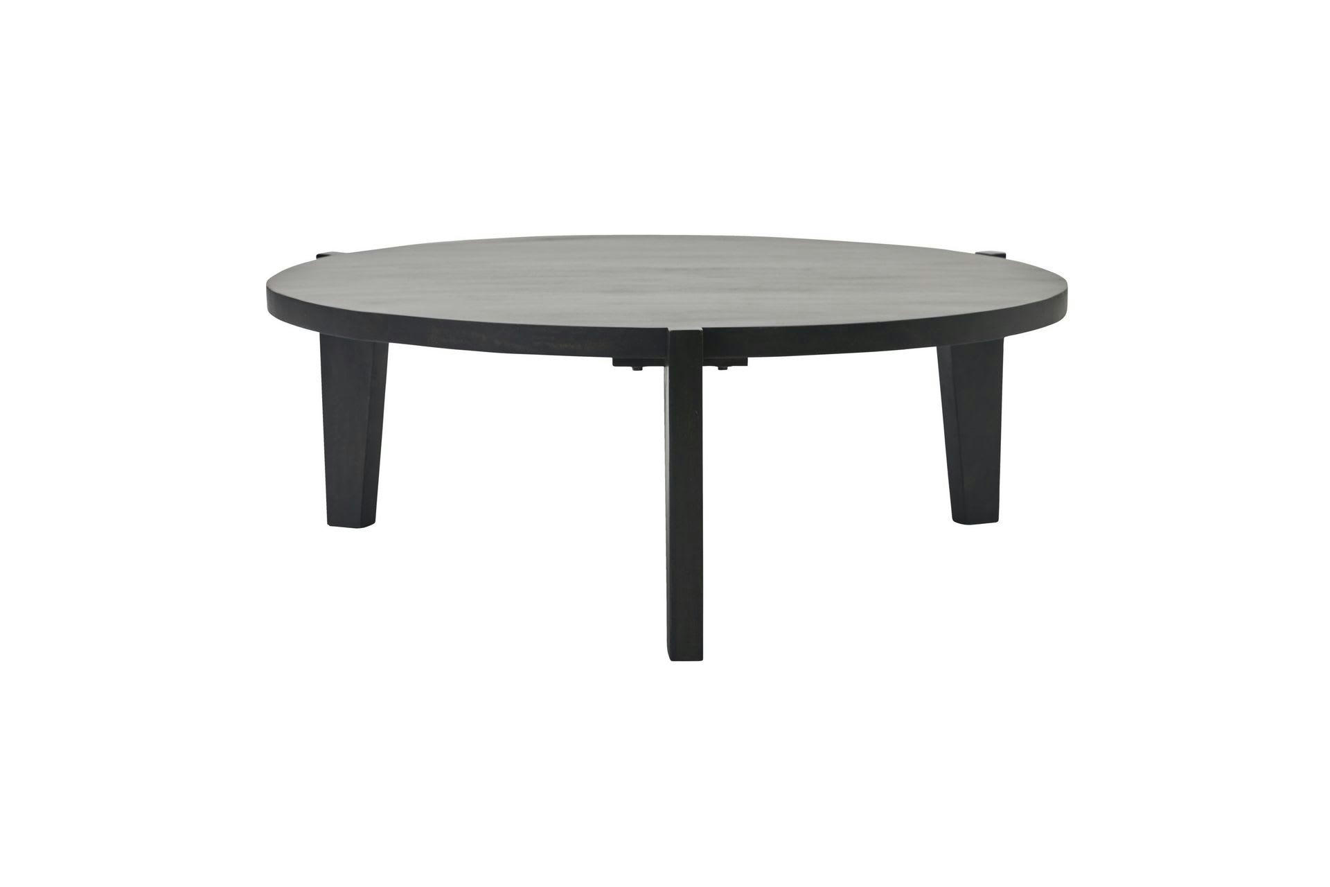 BALI - Grande table basse en bois noir