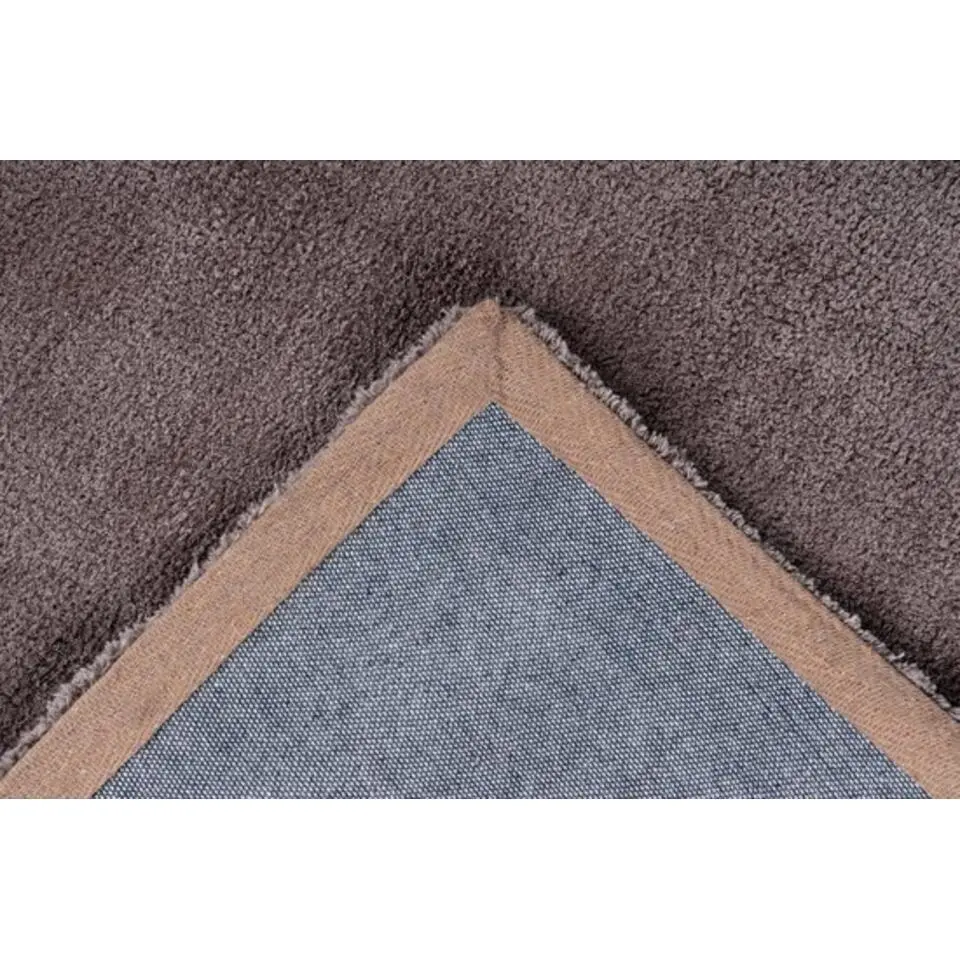 Lalee Velutto Karpet - Hoogpolig shaggy - 120x170 cm taupe