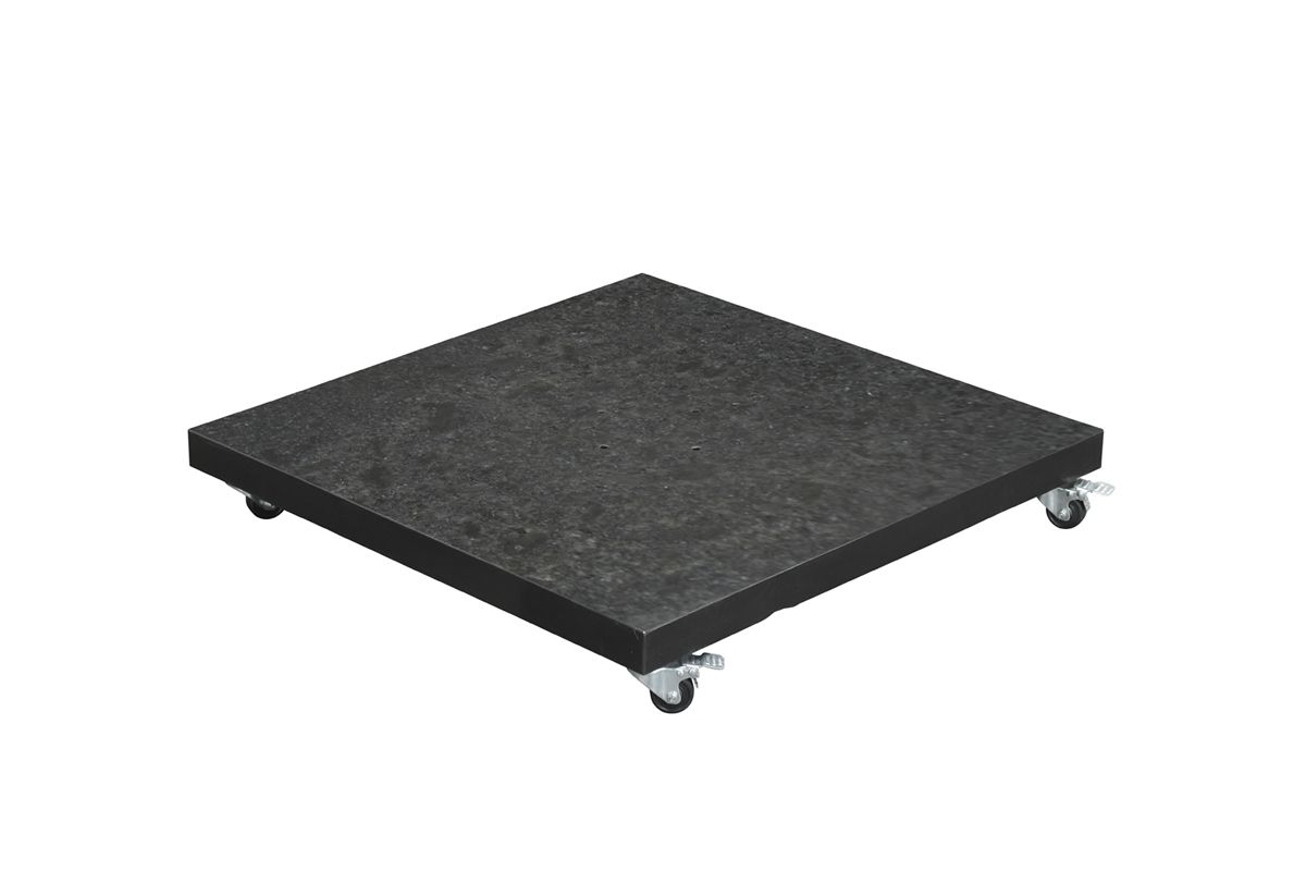 Special Hawaii granieten parasolvoet-120kg-royal antraciet-verrijdbaar