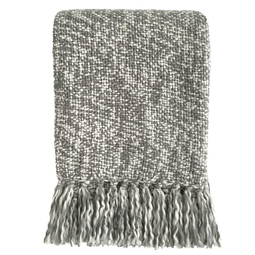 MARBLE - Plaid gris 125x150