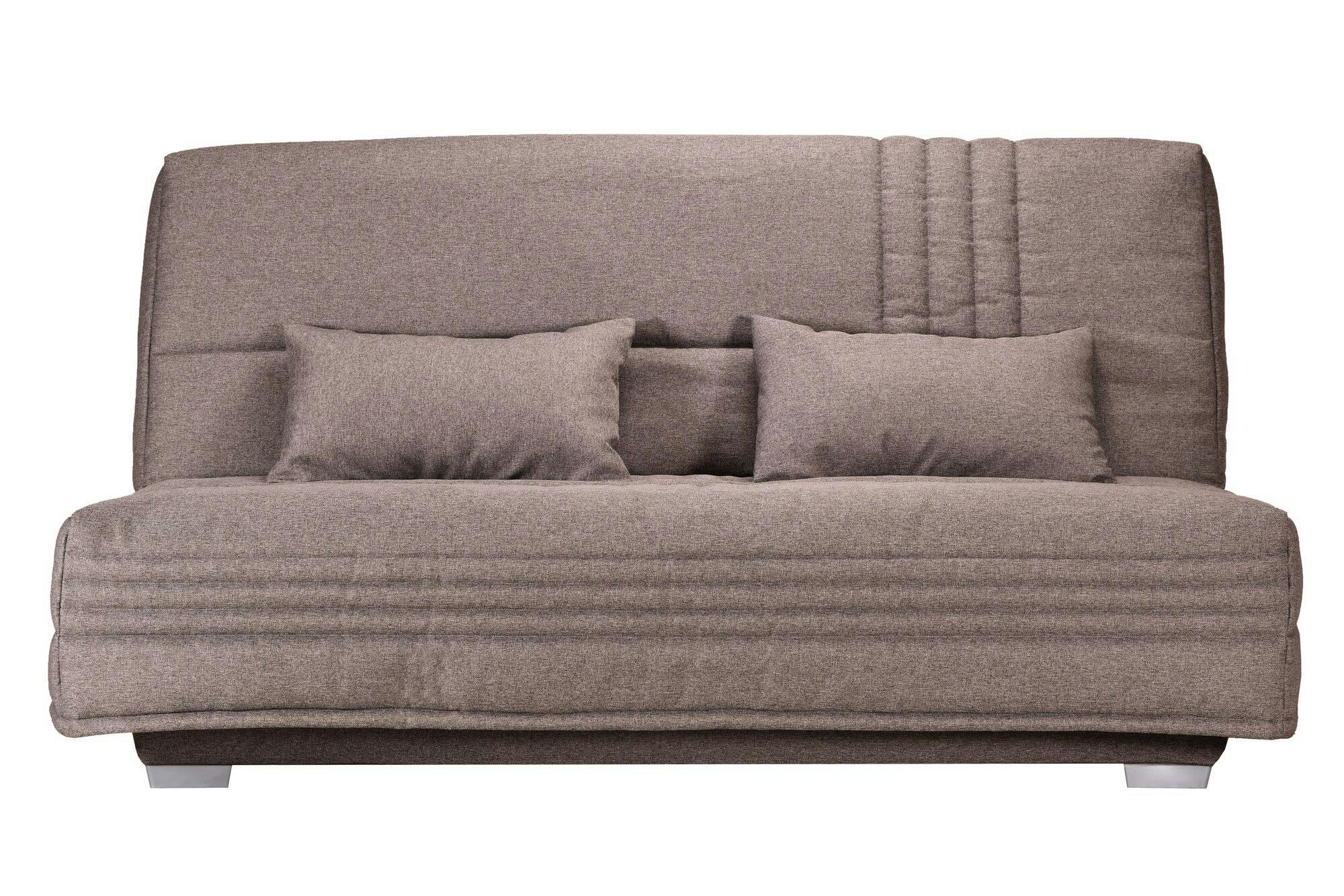 GENAY - Banquette clic-clac avec matelas de 17 cm taupe