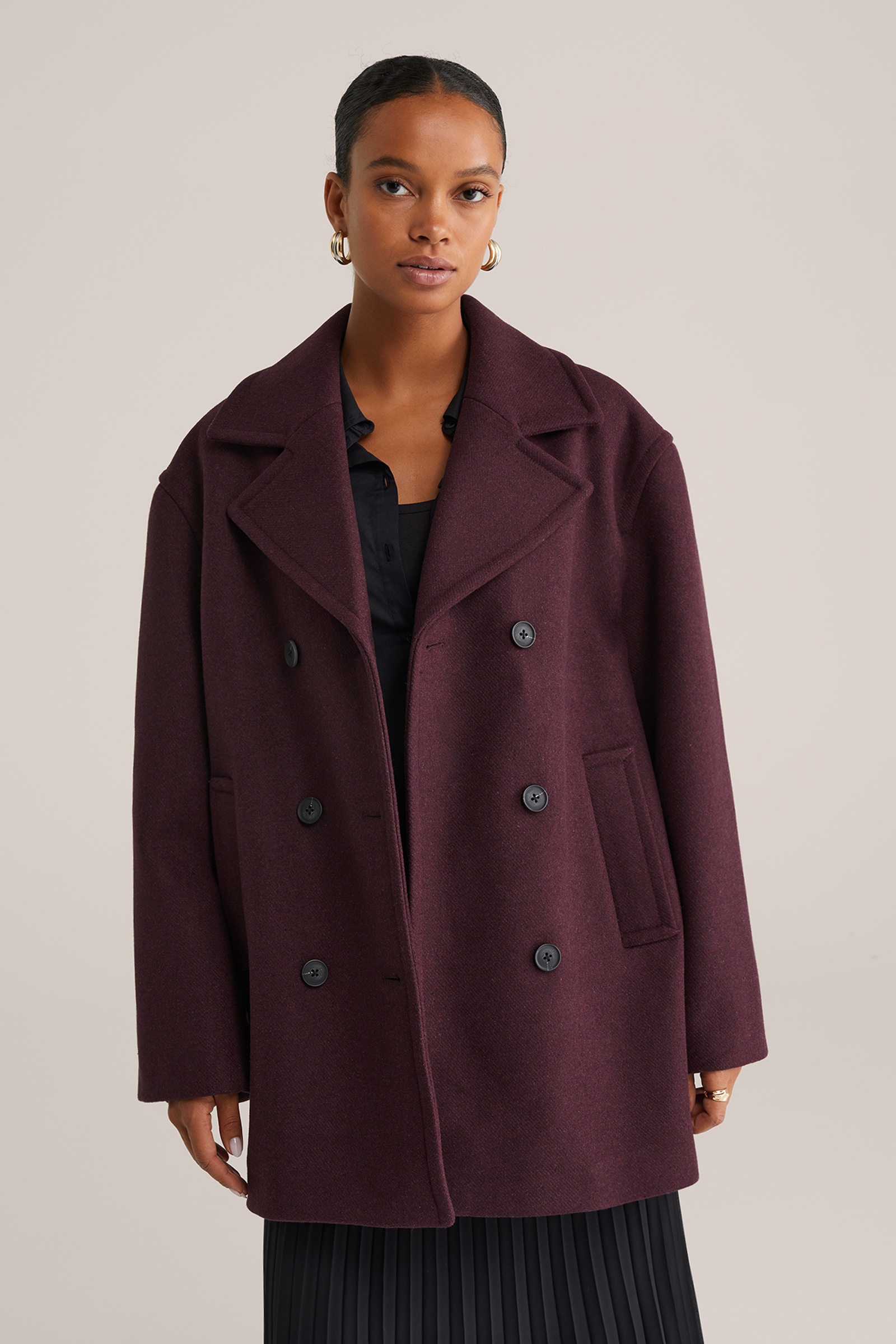 Dames jas van wolmix