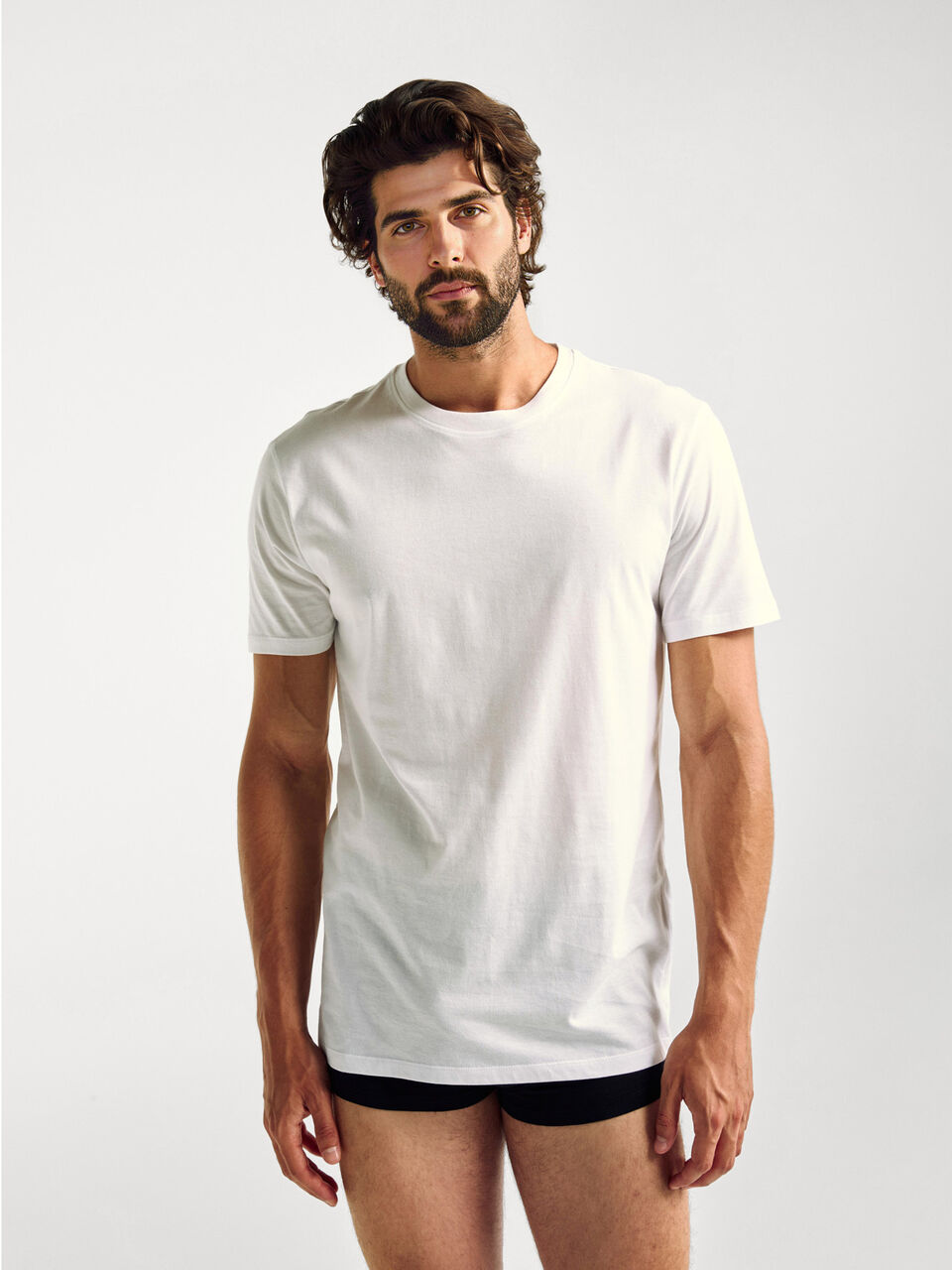 Long fiber cotton t-shirt